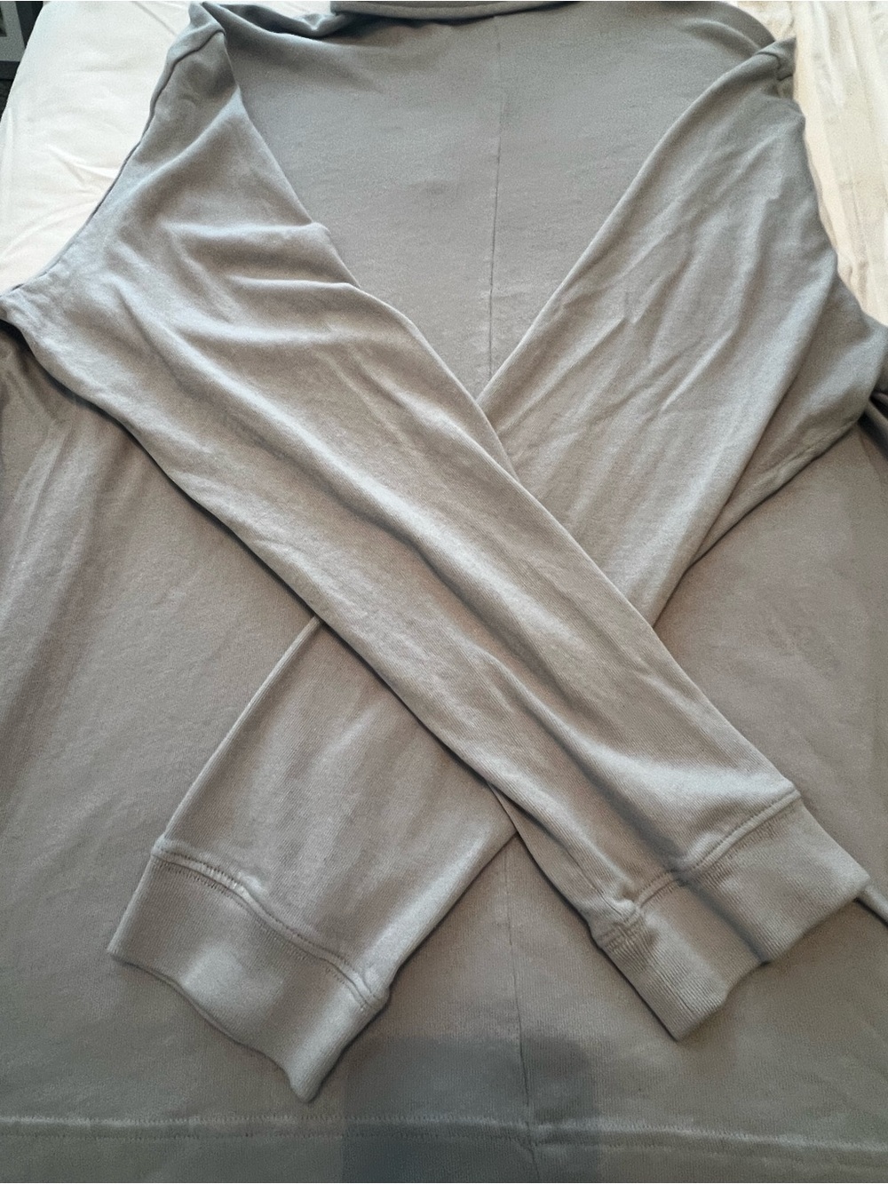 Banana Republic Gray Long-Sleeve Polo Shirt - Picture 6 of 6